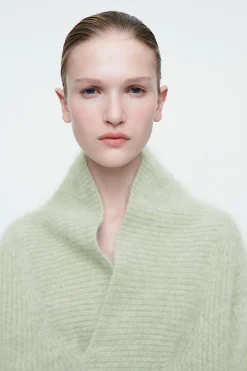 Damen COS Kaschmir | Strickmode*DER PULLOVER AUS GEBÜRSTETEM KASCHMIR