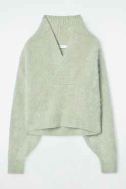 Damen COS Kaschmir | Strickmode*DER PULLOVER AUS GEBÜRSTETEM KASCHMIR