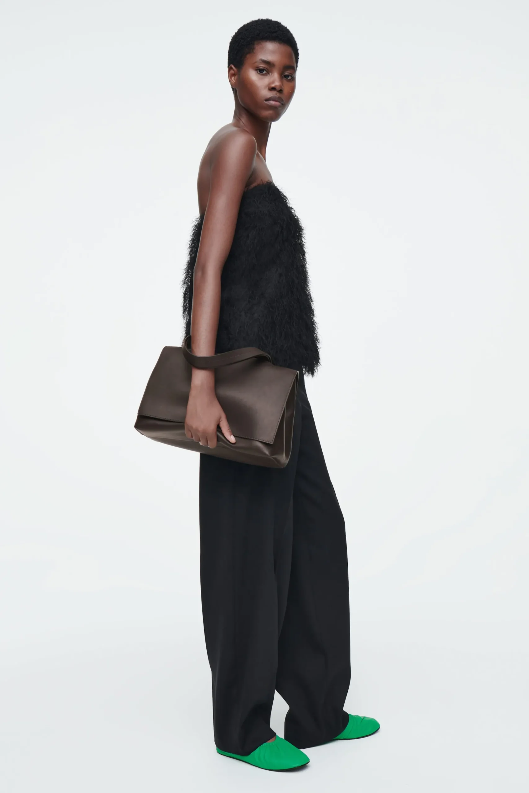 Damen COS Accessoires Aus Leder | Schuhe*DIE BALLERINAS AUS GERAFFTEM LEDER
