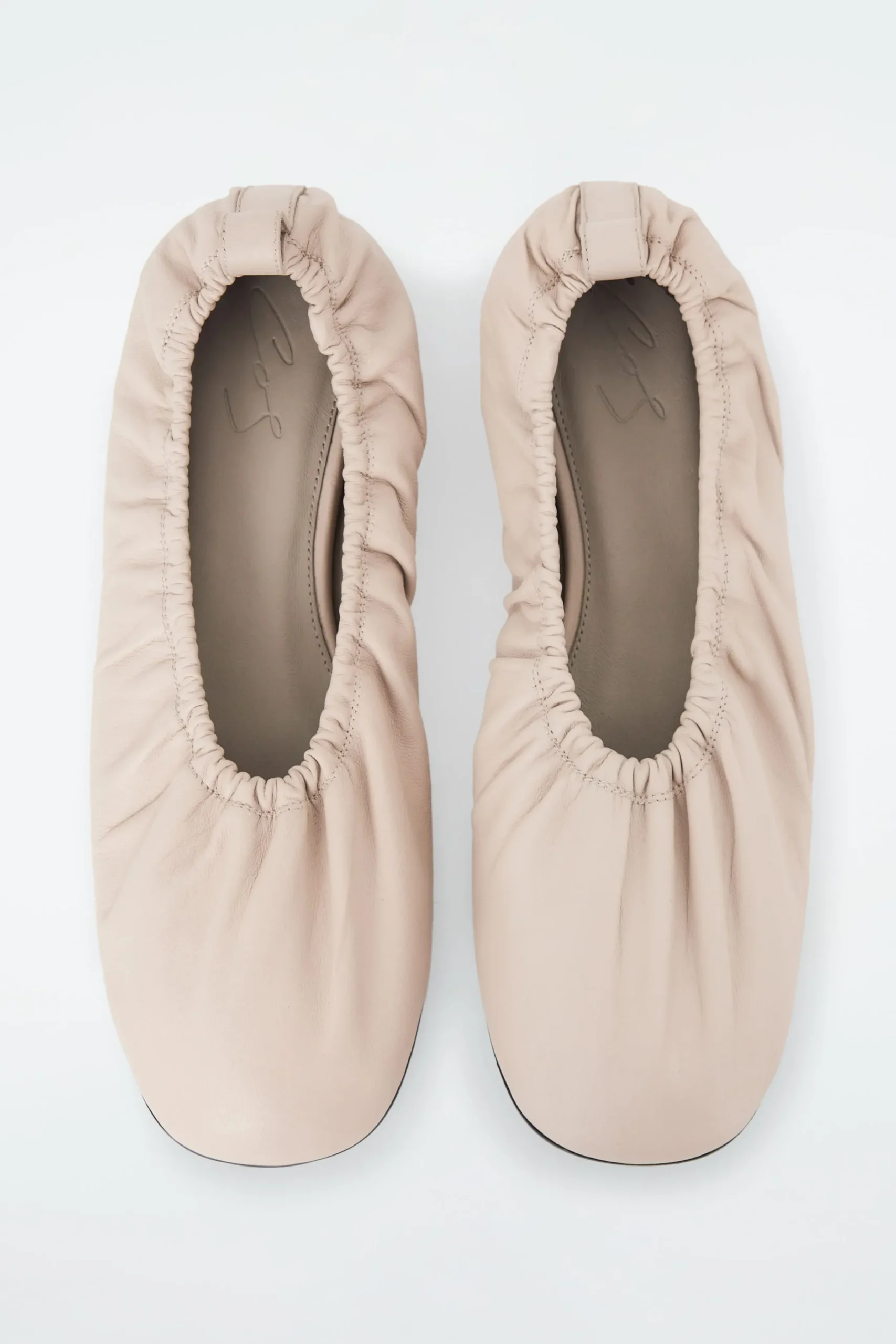 Damen COS Accessoires Aus Leder | Schuhe*DIE BALLERINAS AUS GERAFFTEM LEDER