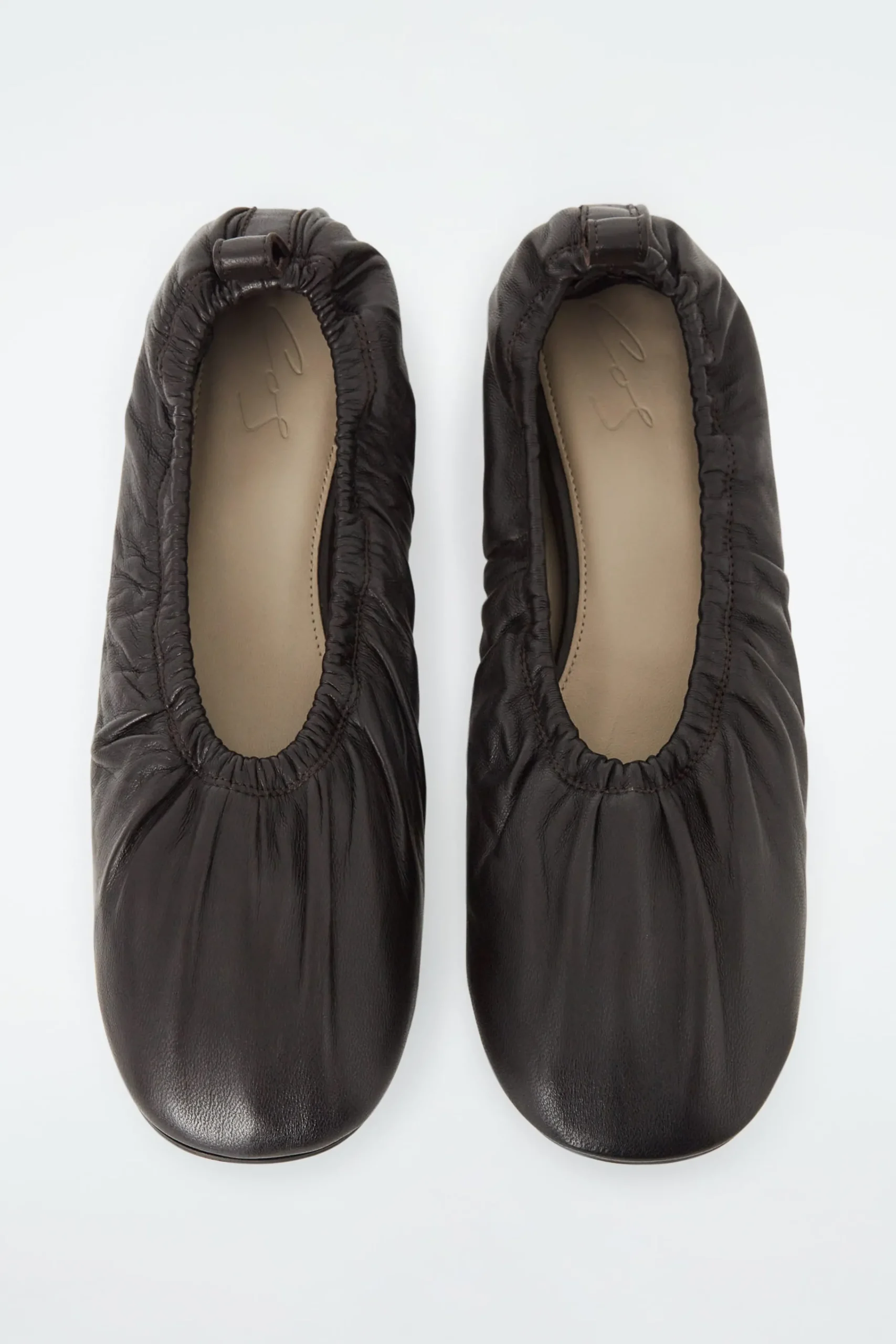 Damen COS Accessoires Aus Leder | Schuhe*DIE BALLERINAS AUS GERAFFTEM LEDER