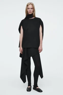 Damen COS Hemden & Blusen | Oberteile*DIE BLUSE AUS DOUBLEFACE-MATERIAL MIT BINDEBÄNDERN
