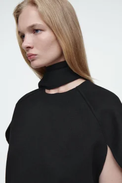 Damen COS Hemden & Blusen | Oberteile*DIE BLUSE AUS DOUBLEFACE-MATERIAL MIT BINDEBÄNDERN