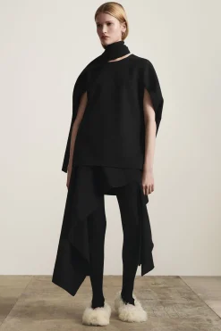 Damen COS Hemden & Blusen | Oberteile*DIE BLUSE AUS DOUBLEFACE-MATERIAL MIT BINDEBÄNDERN
