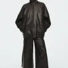 Damen COS Hosen*DIE CULOTTES AUS LEDER MIT BARREL-BEIN