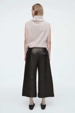 Damen COS Hosen*DIE CULOTTES AUS LEDER MIT BARREL-BEIN