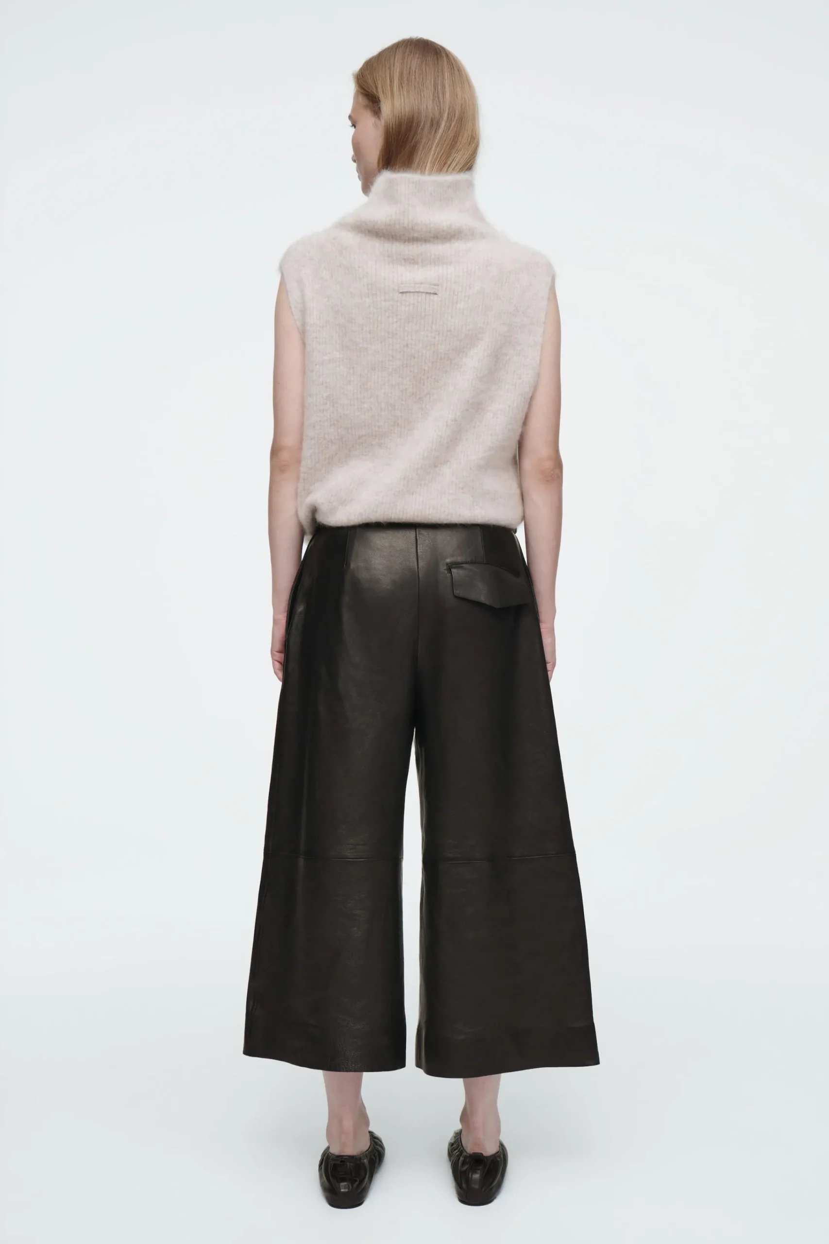 Damen COS Hosen*DIE CULOTTES AUS LEDER MIT BARREL-BEIN