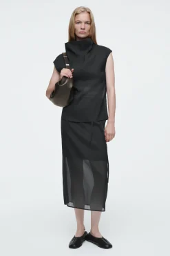 Damen COS Taschen*DIE DRAPIERTE UMHÄNGETASCHE – LEDER
