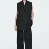 Damen COS Hosen*DIE FLIESSENDE HOSE MIT BARREL-BEIN