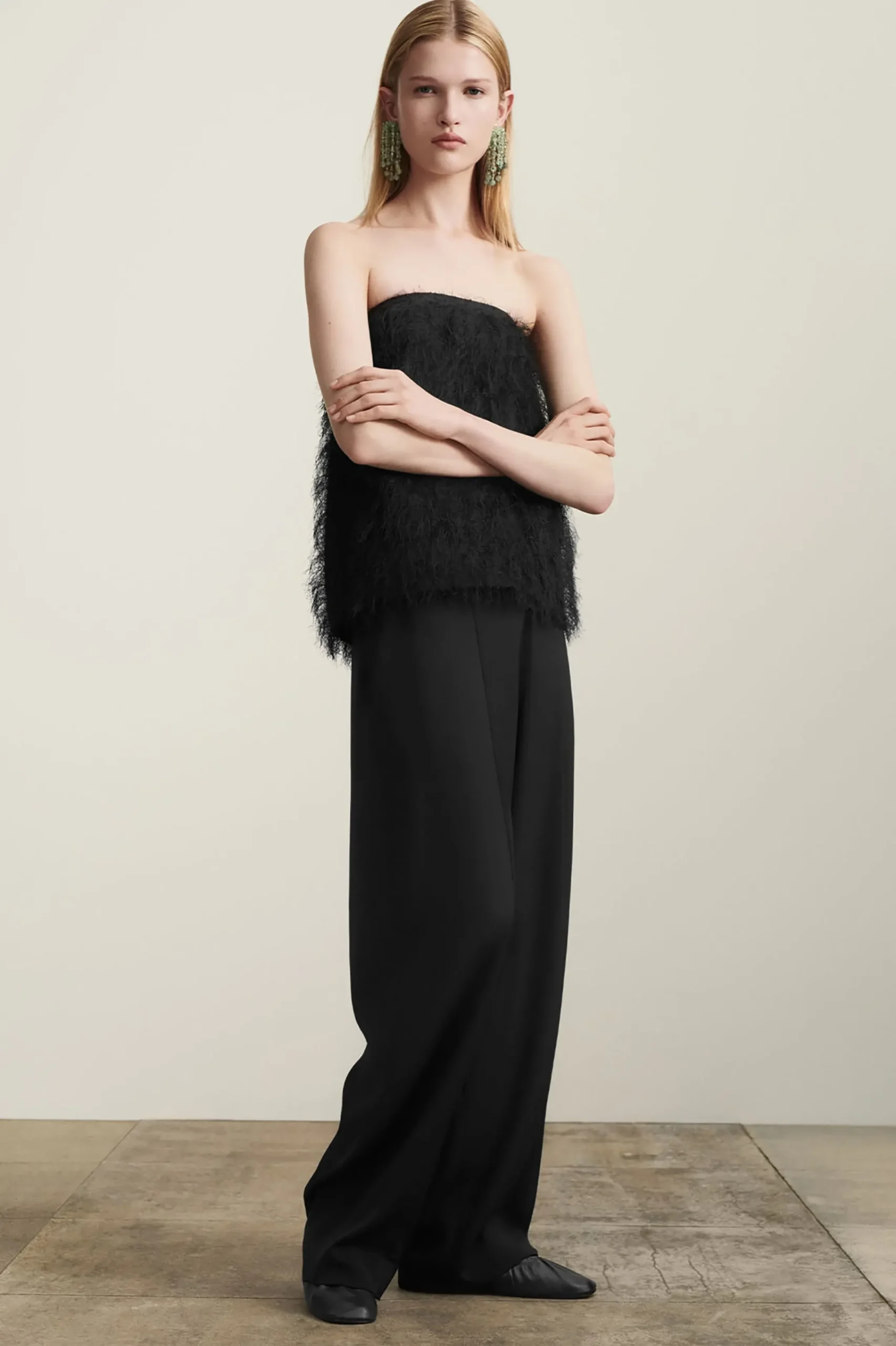 Damen COS Hosen*DIE FLIESSENDE HOSE MIT BARREL-BEIN