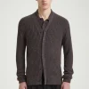 Herren COS Strickjacken | Kaschmir*DIE GESPRENKELTE WOLLSTRICKJACKE