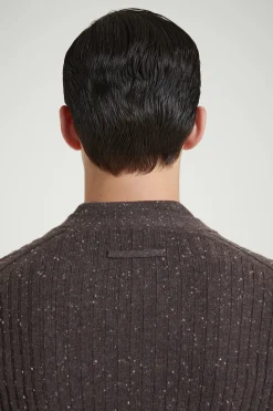 Herren COS Strickjacken | Kaschmir*DIE GESPRENKELTE WOLLSTRICKJACKE