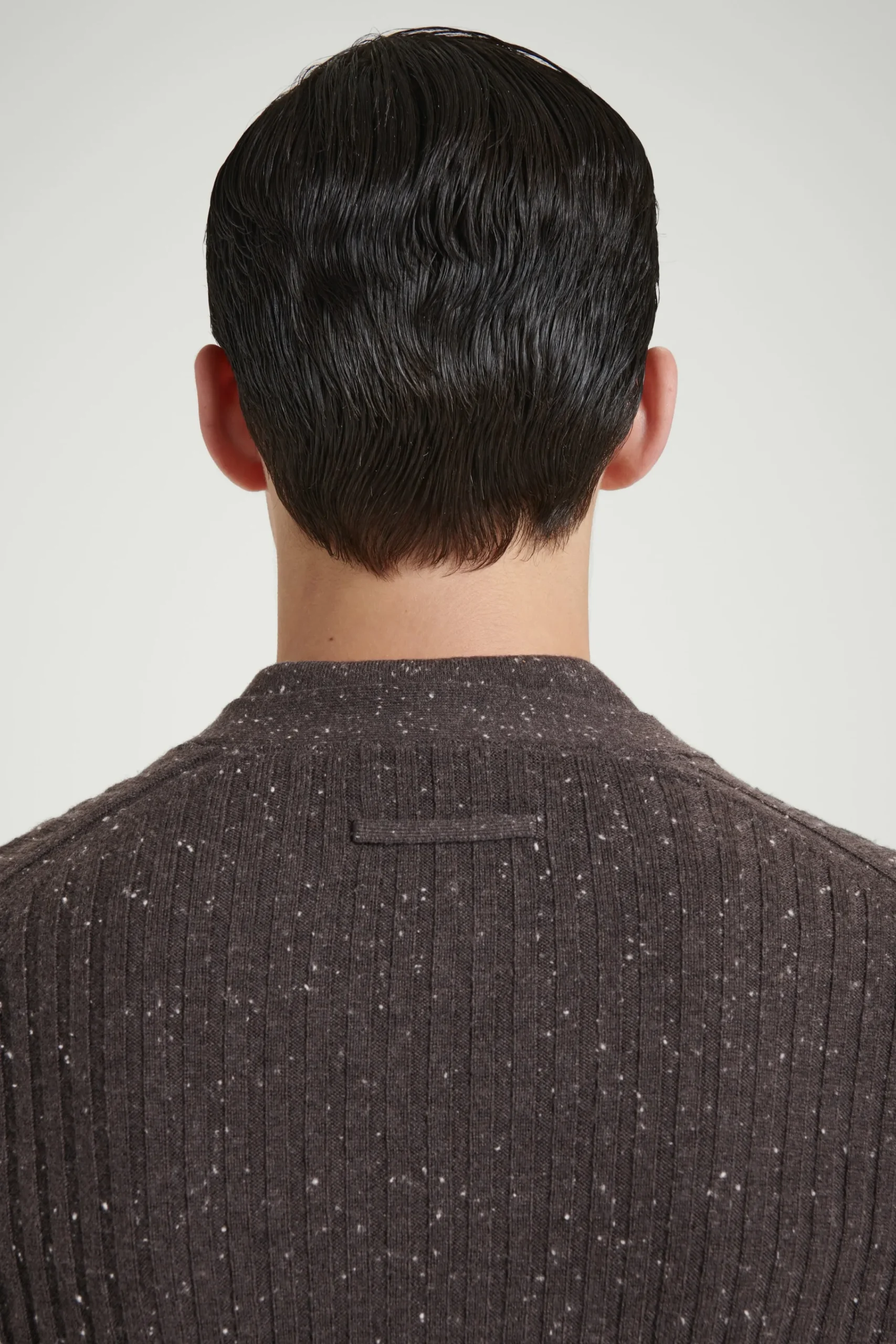 Herren COS Strickjacken | Kaschmir*DIE GESPRENKELTE WOLLSTRICKJACKE