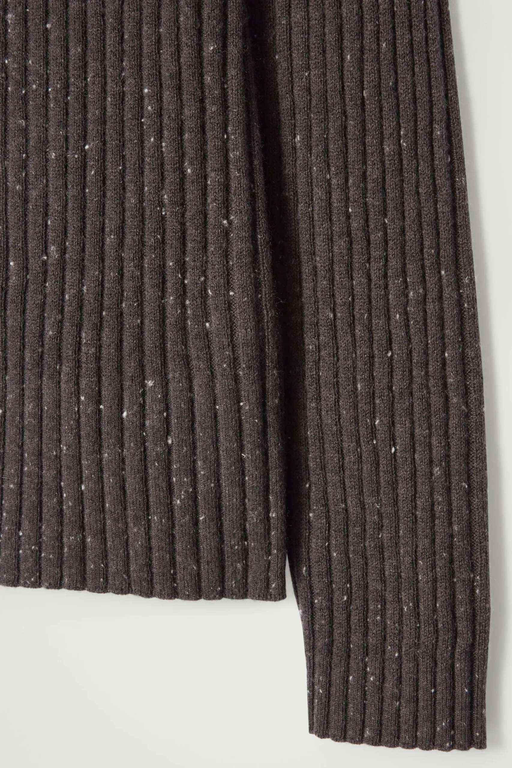 Herren COS Strickjacken | Kaschmir*DIE GESPRENKELTE WOLLSTRICKJACKE