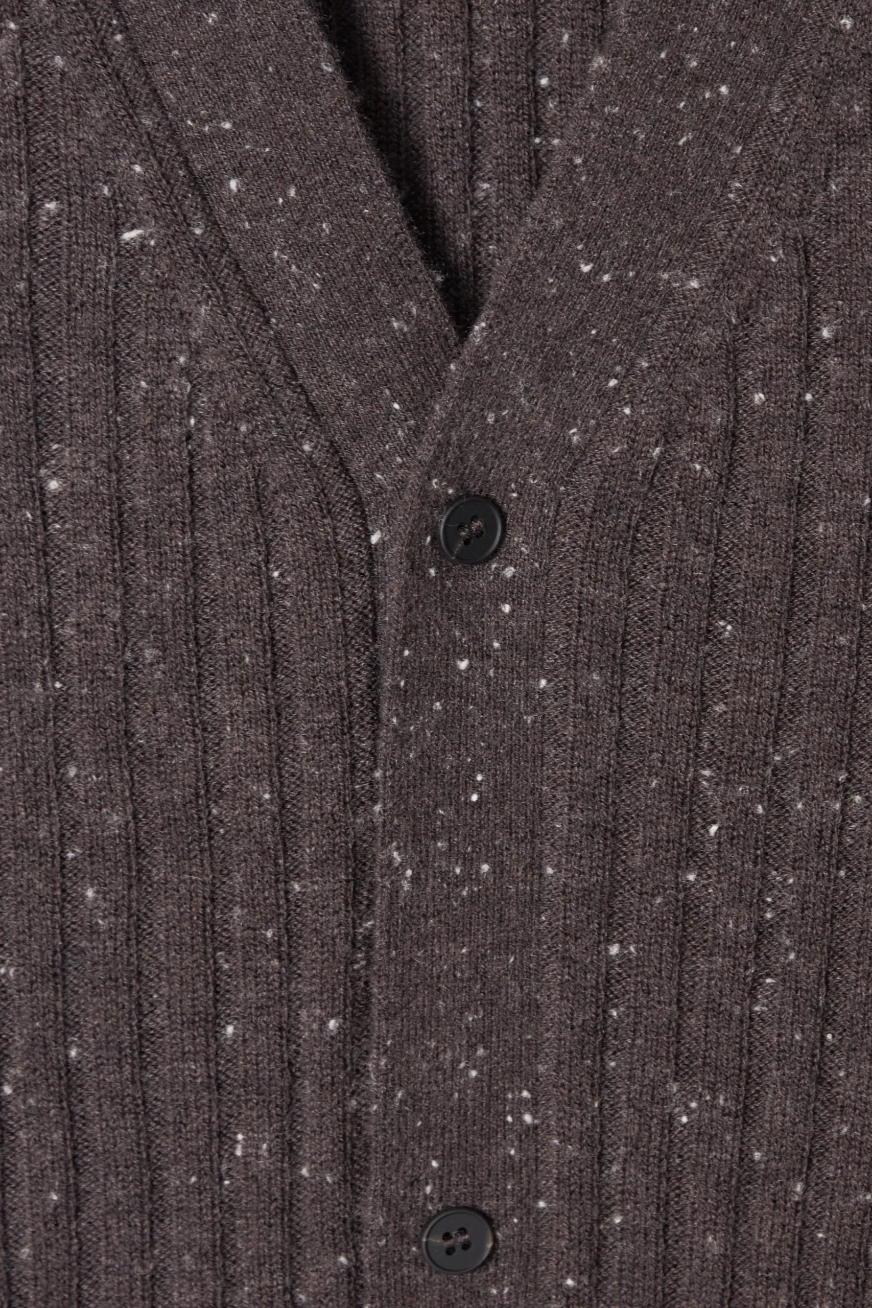 Herren COS Strickjacken | Kaschmir*DIE GESPRENKELTE WOLLSTRICKJACKE