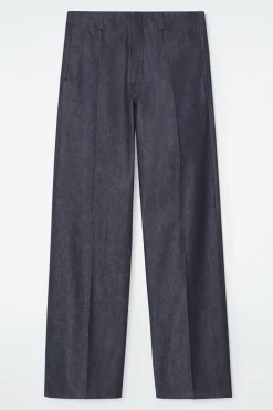 Damen COS Jeans | Hosen*DIE JEANS AUS RAW DENIM MIT WEITEM BEIN