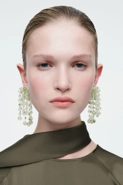 Damen COS Schmuck*DIE OHRHÄNGER AUS QUARZ