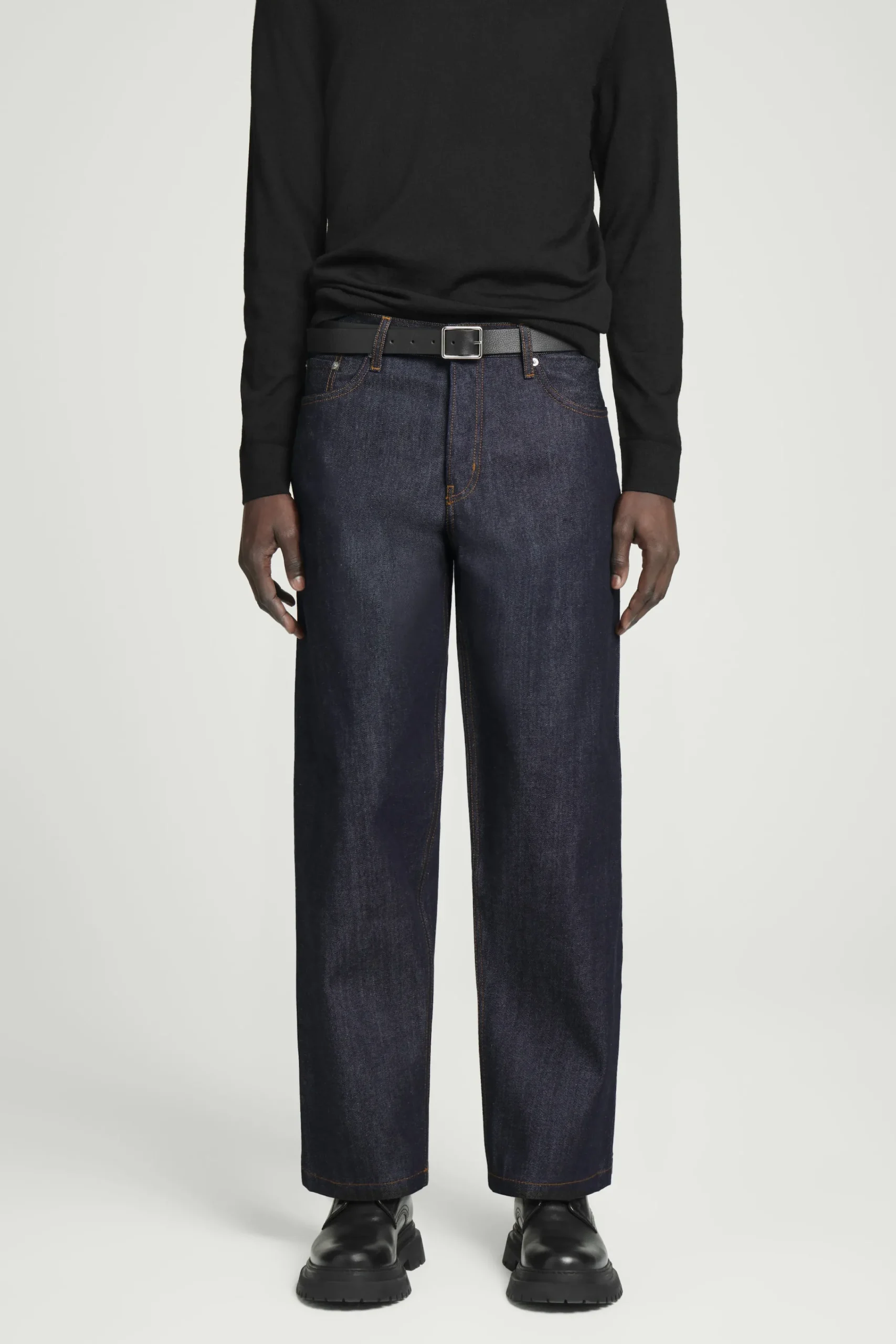 Herren COS Jeans | Hosen*DOME JEANS AUS SELVEDGE RAW DENIM MIT GERADEM BEIN