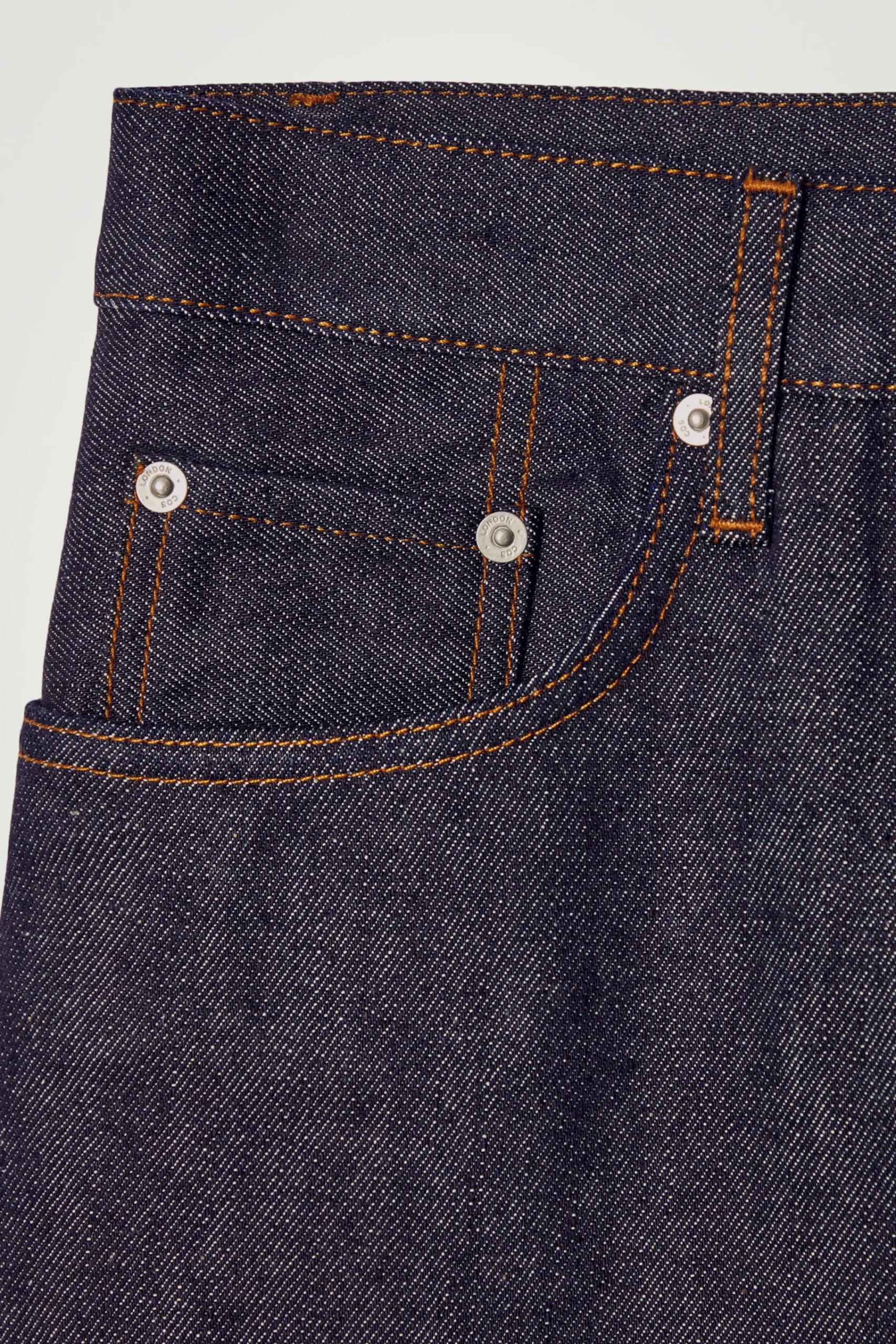 Herren COS Jeans | Hosen*DOME JEANS AUS SELVEDGE RAW DENIM MIT GERADEM BEIN
