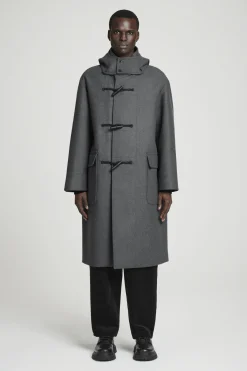 Herren COS Mäntel & Jacken*DUFFLECOAT AUS WOLLE MIT KAPUZE