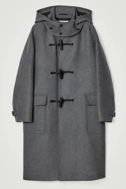 Herren COS Mäntel & Jacken*DUFFLECOAT AUS WOLLE MIT KAPUZE
