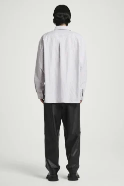 Herren COS Hosen*ELASTISCHE SCHMAL ZULAUFENDE JOGGINGHOSE AUS LEDER