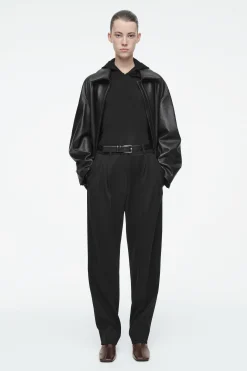 Damen COS Hosen*ELEGANTE HOSE AUS WOLL-MIX MIT SCHMALER PASSFORM