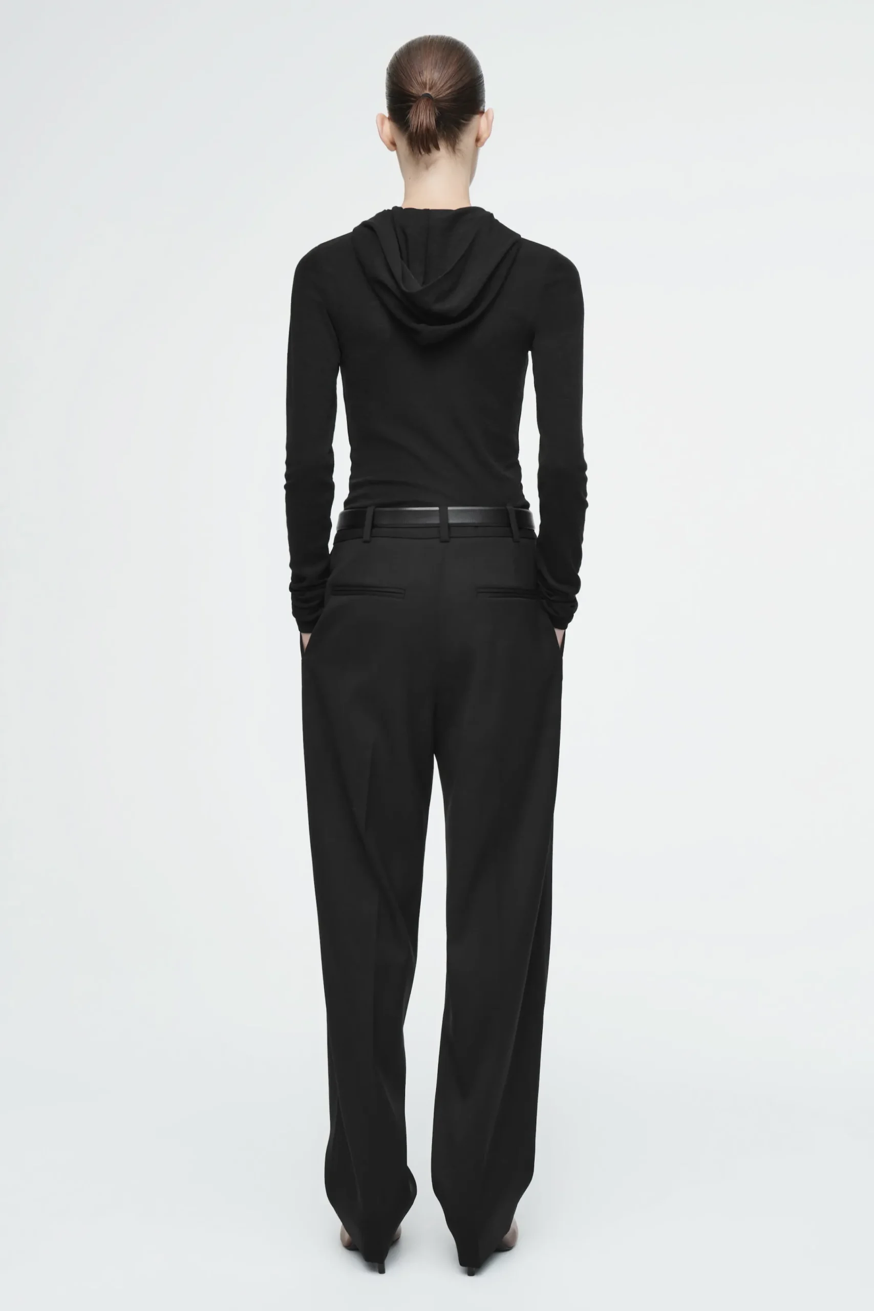 Damen COS Hosen*ELEGANTE HOSE AUS WOLL-MIX MIT SCHMALER PASSFORM