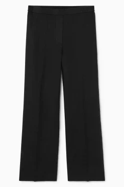 Damen COS Hosen*ELEGANTE LEINENHOSE MIT GERADEM BEIN