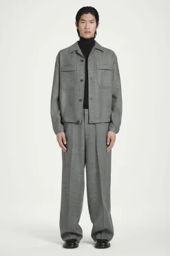 Herren COS Hosen*ELEGANTE TRAININGSHOSE AUS WOLLFLANELL