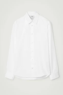 Herren COS Hemden*ELEGANTES BAUMWOLLHEMD MIT NORMALER PASSFORM