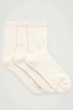 Herren COS Unterwäsche & Socken*3ER-PACK GERIPPTE SPORTSOCKEN
