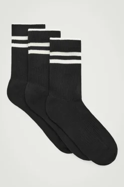 Herren COS Unterwäsche & Socken*3ER-PACK GERIPPTE SPORTSOCKEN