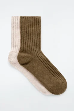 Damen COS Socken*2ER-PACK KASCHMIRSOCKEN IM GESCHENKSET