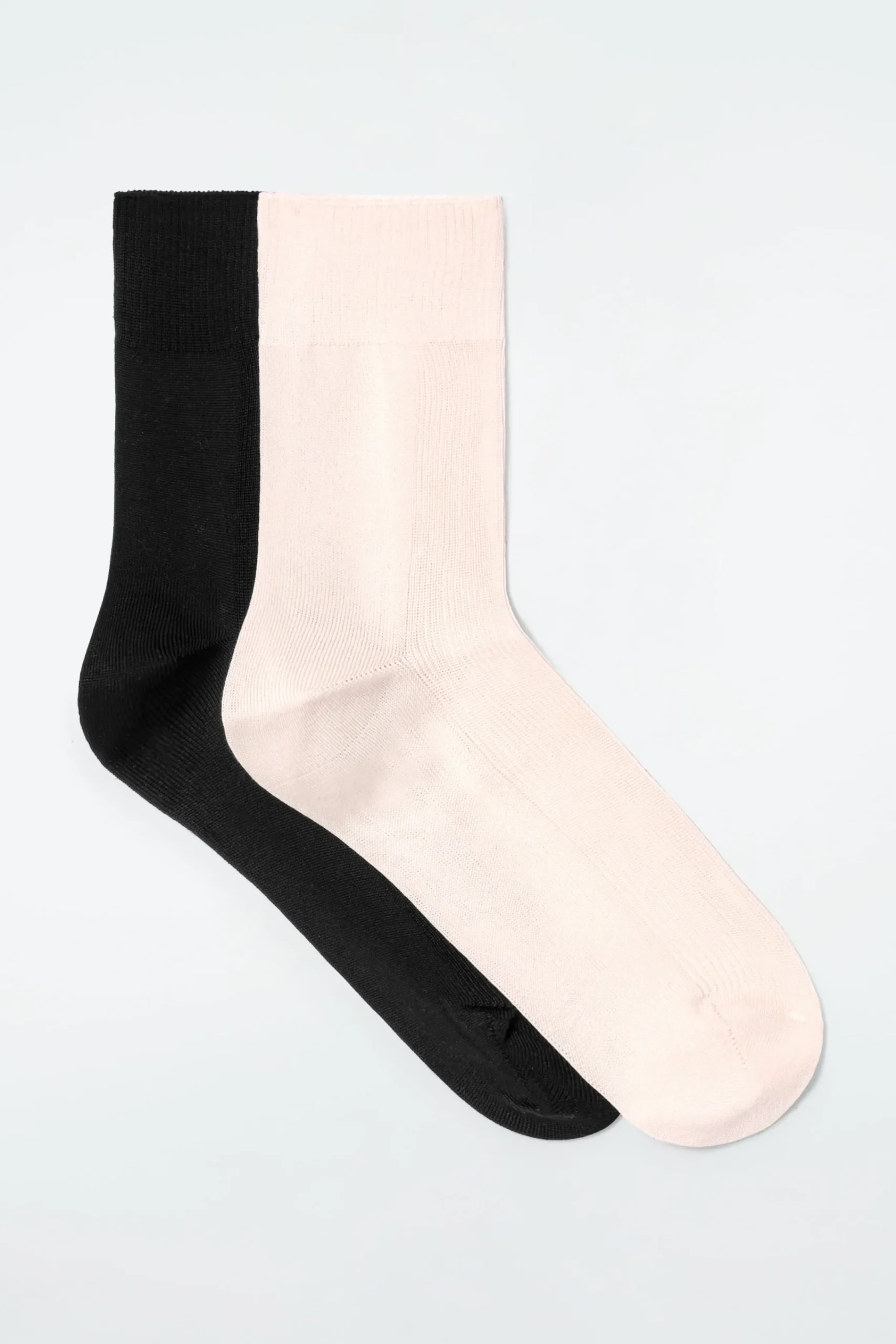 Damen COS Socken*2ER-PACK SOCKEN MIT GERIPPTER PARTIE