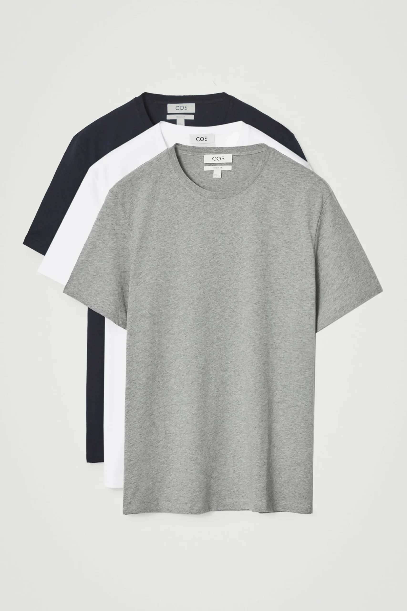 Herren COS T-Shirts & Tanktops*3ER-PACK T-SHIRTS AUS BAUMWOLLE