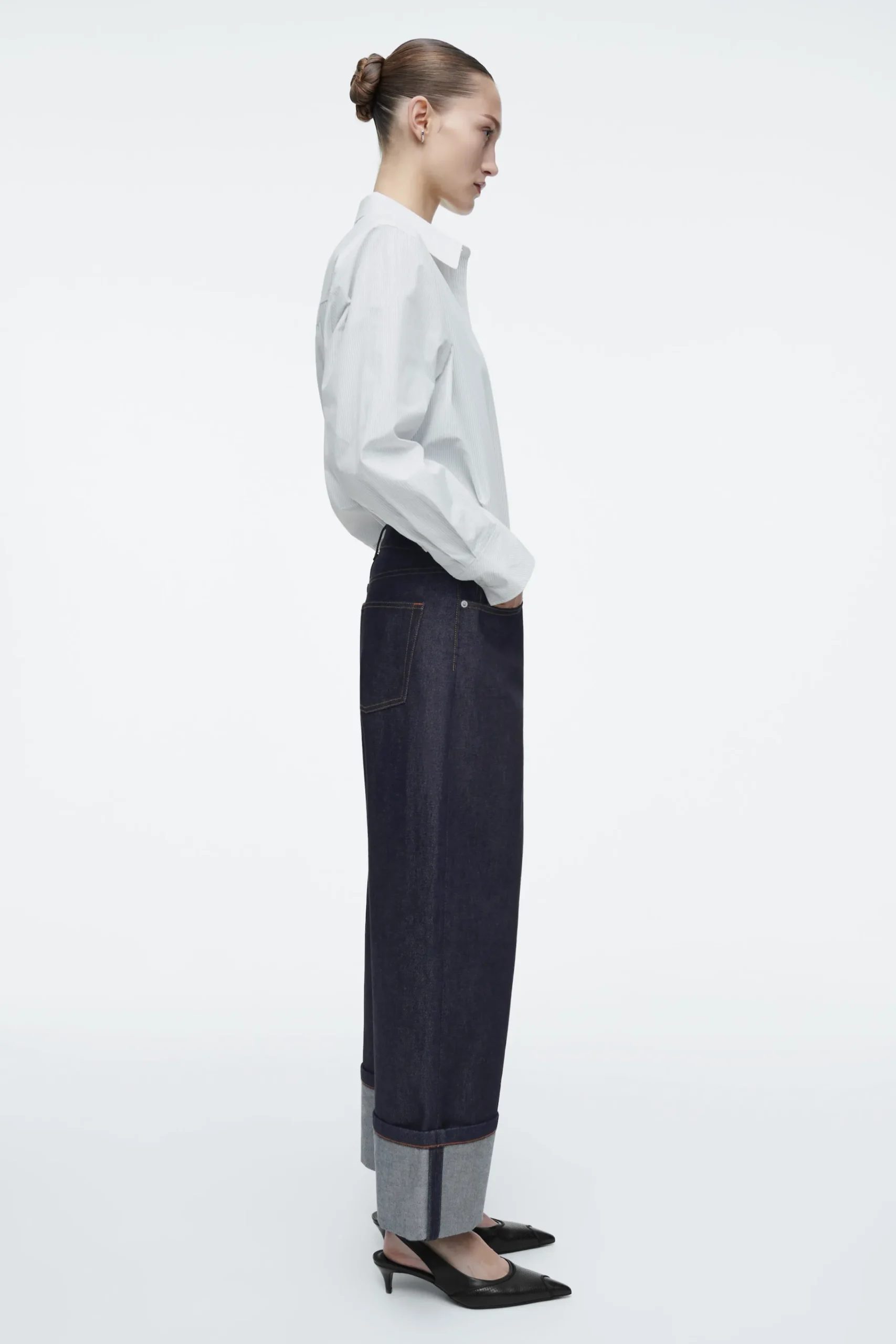 Damen COS Jeans | Hosen*FACADE JEANS MIT GERADEM BEIN UND UMSCHLAG