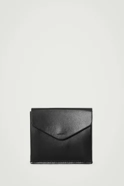 Herren COS Kleine Lederwaren | Taschen & Portemonnaies*FALTBARES PORTEMONNAIE AUS LEDER
