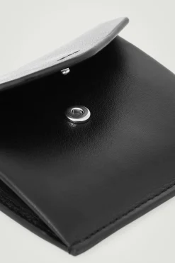 Herren COS Kleine Lederwaren | Taschen & Portemonnaies*FALTBARES PORTEMONNAIE AUS LEDER