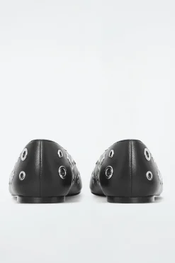 Damen COS Accessoires Aus Leder | Schuhe*FLACHE BALLERINAS AUS LEDER MIT ÖSEN