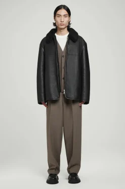 Herren COS Mäntel & Jacken*FLIEGERJACKE AUS SHEARLING