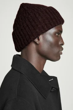 Herren COS Mützen, Schals & Handschuhe*GERIPPTE BEANIE AUS ALPAKA-MIX