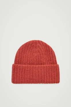 Herren COS Mützen, Schals & Handschuhe*GERIPPTE BEANIE AUS ALPAKA-MIX