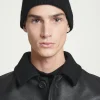 Herren COS Mützen, Schals & Handschuhe | Kaschmir*GERIPPTE BEANIE AUS KASCHMIR-MIX MIT KREMPE