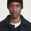 Herren COS Mützen, Schals & Handschuhe | Kaschmir*GERIPPTE BEANIE AUS KASCHMIR-MIX MIT KREMPE