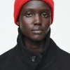 Damen COS Mützen, Schals & Handschuhe | Kaschmir*GERIPPTE BEANIE AUS WOLL-KASCHMIR-MIX