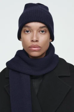 Damen COS Mützen, Schals & Handschuhe | Kaschmir*GERIPPTE BEANIE AUS WOLL-KASCHMIR-MIX