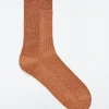 Damen COS Socken*GERIPPTE SOCKEN AUS LUREX
