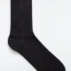 Damen COS Socken*GERIPPTE SOCKEN AUS LUREX