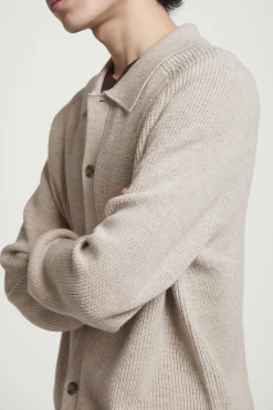Herren COS Strickjacken | Strickmode*GERIPPTE STRICKJACKE AUS WOLLE UND KASCHMIR